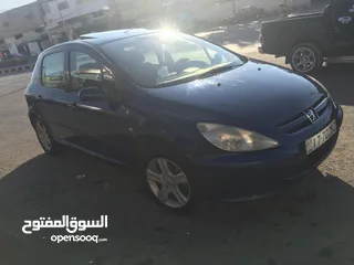  4 بيجو 307 موديل 2004 جير عادي