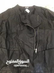  4 جاكيت جلد اصلي brand new leather jacket