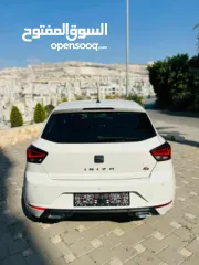  4 سيت ابيزا للبيع موديل 2022 SEAT lbizaFR بحالة الوكالة دهان شركة عداد قليل