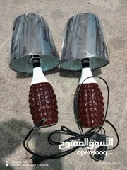  1 تيبل لامب.عدد ثنين.2شغالات فحص كماهوا بصور.للبيع بدون لمبات.. الزرقاء الجديده البتراوي بقرب من فندق
