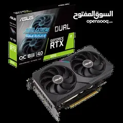  7 ASUS Dual GeForce RTXTM 3050 OC Edition 8GB GDDR6
