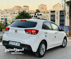  4 كيا ريو 2019 . اوتوماتيك . اصل برايفيت . يد ثانيه . دهان شركه . ترخيص + تأمين جديد