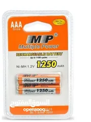  1 بطاريات مقاس AAA قابلة لاعادة الشحن _ RECHARGEABLE BATTERIES