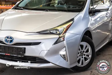  17 Toyota Prius 2018  •السيارة بحالة الوكالة و لا تحتاج الى صيانة    •محرك :  1800 سي سي  4 سلندر