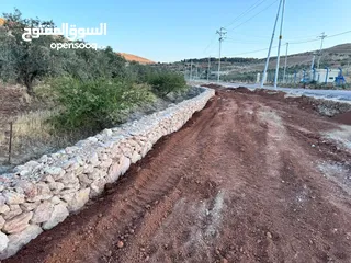  8 ارض للبيع مساحه 6 دونم و 400 متر النعيمه مستصلحه واصل كهرباء على شارع معبد 10 متر وقريبه من الخدمات