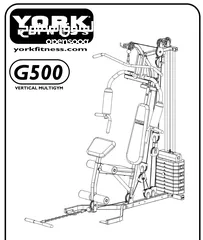  12 Home GYM York G500 هوم جيم نوع يورك امريكي المنشاء موديل رقم G500