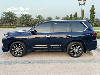  6 لكزس LX 570 s سبورت خليجي 2018 اللون ديواني كحلي مميز