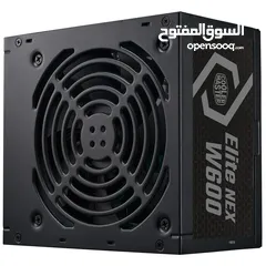  2 باور سبلاي كولر ماستر اصلي لأجهزة الجيمنج 600 واط حقيقي COOLERMASTER 600W 80+ GAMING POWER SUPPLY