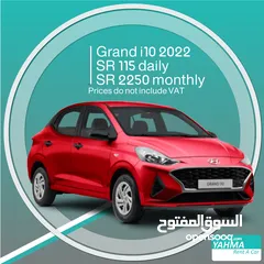  1 Hyundai Grand i10 2022 for rent