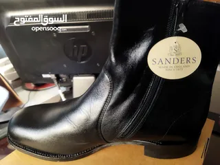  1 حذاء جلد طبيعي اسود فيلد ماركه ساندرز الانجليزيه