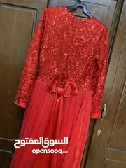  3 فستان خطبه او عرس شرعي استعمال مره واحده