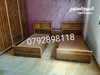  5 حرق الاسعار خزانة ملابس 6 درف طابقين خشب لاتي 18 وزان الكميه محدوده العرض حتا نفاذ الكمية