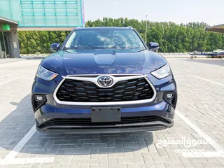  1 Toyota Highlander XLE - 2021- Blue