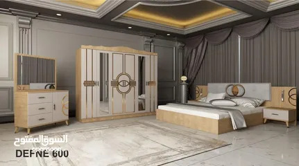  7 غرف نوم تركي 7 قطع شامل التركيب والدوشق مجاني