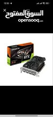  1 كرت شاشة rtx 3050 6 gb  مستعمل 3 اسابيع فقط