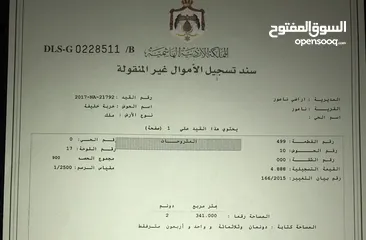  1 ارض للبيع مرج الحمام خربه خليفه