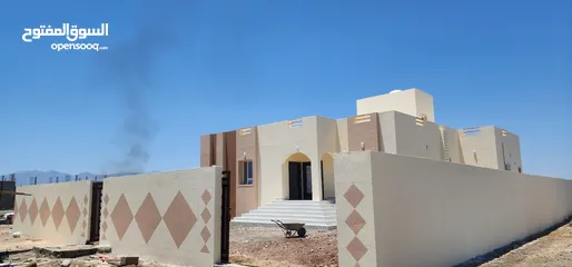  2 منزل جديد للبيع الرستاق الحزم - خلف المدارس