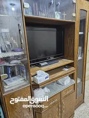  1 مكتبه تلفزيون و كتب للبيع