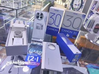  17 حبه عن الجديده CAMON 30 5G جيجا 512 رام 24 معه كامل اغراضو وسماعه الاصلية متوفر توصيل