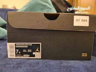  4 JORDAN 5s MAX AURA BLACK AND RED WITH BOX BARELY WORN