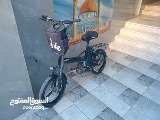  1 بسكليت كهربائي بوضع الممتاز  للبيع داخل مدينة نابلس 48فولت 16 امبير