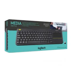  1 ماوس + كيبورد وايرليس لاسلكي مكتبي معرب من شركة لوجيتيك أصلي LOGITECH MEDIA K400 PLUS