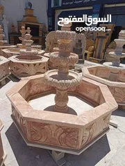  2 ديكورات حجر نوافير شلالات مغاسل فير بليس باربكيو ديكورات شبابيك ومداخل دربزينات ومشربيات اعمده