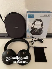  1 سماعات Soundcore من Anker Life Q30 Hybrid Active المانعة للضوضاء، سماعة رأس بلوتوث لاسلكية