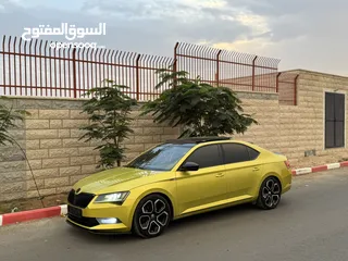  7 سكودا سوبيرب بنزين 2*4 مطور 2000 فل مع بنوراما