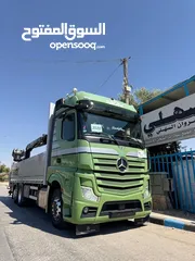 1 سيارة شحن مرسيدس  2020 mb5 قياس 2545 مع ونش طوب نوع palfinggr مع صندوق جناب المنيوم