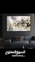  8 لوحات لتزيين صالون tableau décoratif 1.00m/70cm