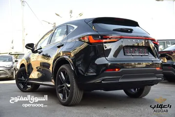  6 لكزس فاخرة NX 350 موديل 2024 كفالة الشركة عداد زيرو لون اسود مميز
