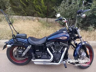  17 Harley Davidson street bob 2013.1700ccبحاله الوكاله