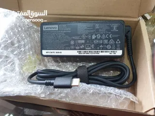  1 شاحن لابتوب لينوفو type-c