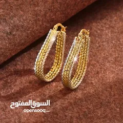  5 Women / Ladies Sparkling Hook Earrings