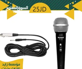  1 مايكروفون سلكي WEISRE M-1000 Microphone