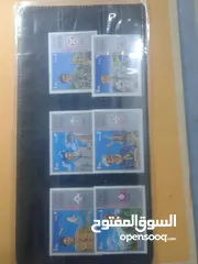  2 طوابع بريدية على شكل مجموعات غير مستخدمة