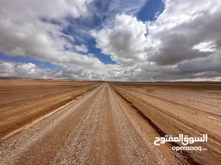  4 ارض للبيع جنوب المطار 3400 متر الحمام الشرقي