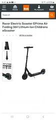  2 Razor Electric Scooter EPrime Air folding door electric scooter
