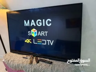  1 شاشه سمارت مع ماوس ناطق 55 بوصه