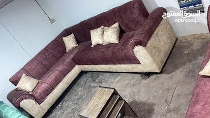 24 كورنرات 9مقاعد حرف L معاه كمان مجوزه بسعر الجملة من مفروشات ماسة لاتردد بل اتصال والحجز