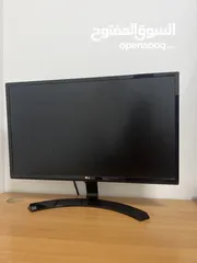  5 شاشة  24 inches LG بحاله الجديدة 64hz ممتازة للألعاب و PC