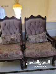  2 طقم كنب حفر زان بسعر رمزي