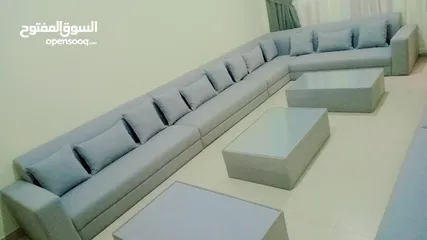  4 sofas set curtains