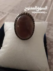  8 خواتم فضه و بلاك فضه رجالي