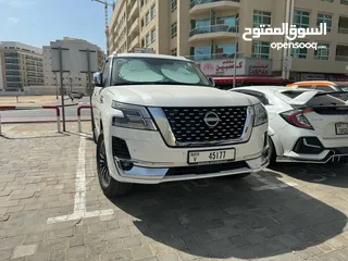  7 نيسان باترول بلاتينيوم موديل 24 أصفار يومي أسبوعي شهري سنوي Nissan patrol platinum 2024