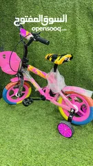  8 عرض خاص على الدراجة الهوائية عجلات بلاستيك واسفنج للاطفال من عمر 3 سنوات لغاية 5 سنوات