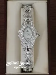  1 ساعه نسائية Louis Cardin فضة اصليه جديده للبيع