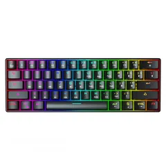  3 كيبورد ميكانيكي سلكي R8 - 1037 PRO MINI USB TO TYPE C WIRED KEYBOARD BLUE SWITCH 60%