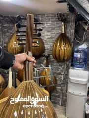  3 عود شامي احترافي موزييك وجه سيدر زند عاج ظهر جوز